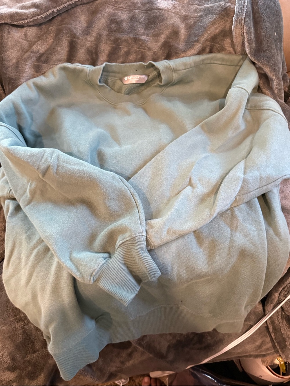 Tuff Athletic Women’s Crewneck Sweatshirt - Olive Green